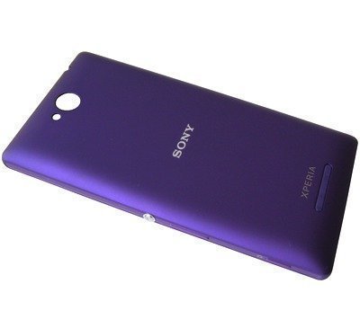 Akkukansi / Takakansi Sony C2304/ C2305 Xperia C purple