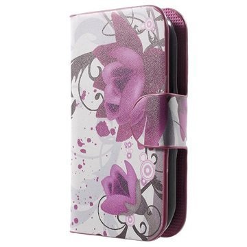 Alcatel Pop C1 Tyylikäs Lompakkokotelo Lootus