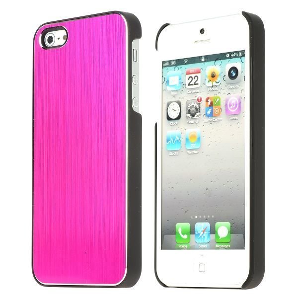 Alu Shield Kuuma Pinkki Iphone 5 / 5s Suojakuori