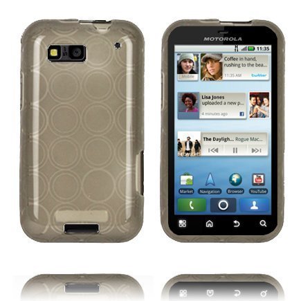Amazona Harmaa Motorola Defy Silikonikuori