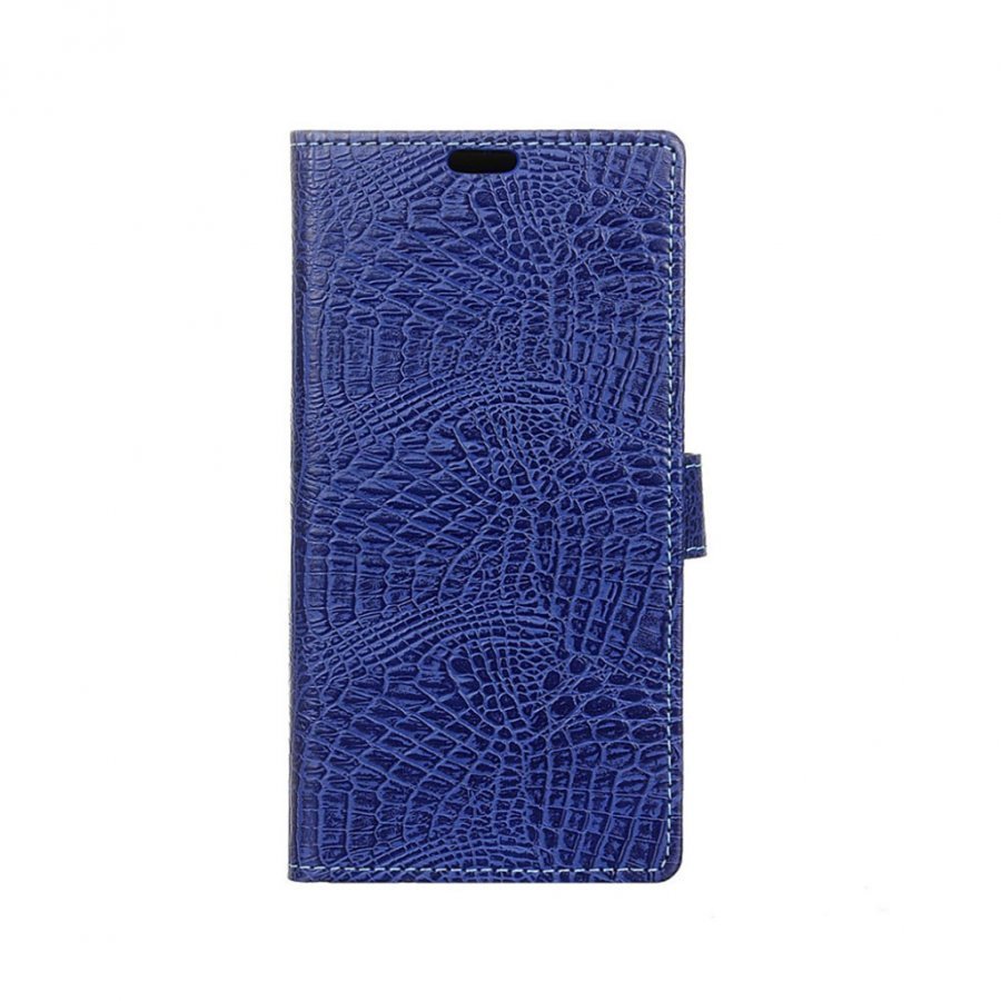 Asus Zenfone 3 Deluxe Zs570kl Krokotiilinahka Kotelo Tummansininen