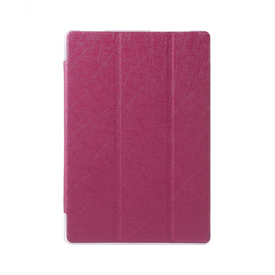 Asus Zenpad 10 Kolmesti Taittuva Nahkakotelo Standillä Kuuma Pinkki