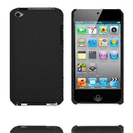 Atomic T4 Musta Ipod Touch 4 Suojakuori