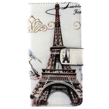 BQ Aquaris E5 4G Lompakkokotelo Eiffel Torni