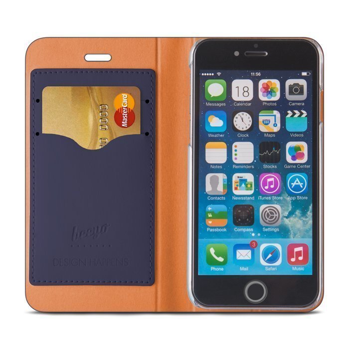 Beeyo Book Fusion Lompakkomallinen suojakotelo Samsung Galaxy J5 2015 Sininen