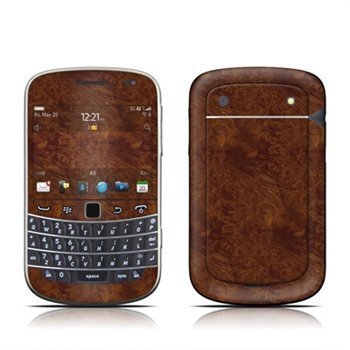 BlackBerry Bold Touch 9900 9930 Dark Burlwood Skin