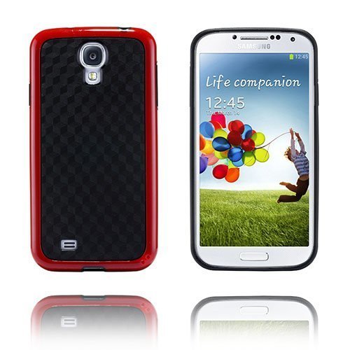 Delta Dark Punainen Samsung Galaxy S4 Suojakuori