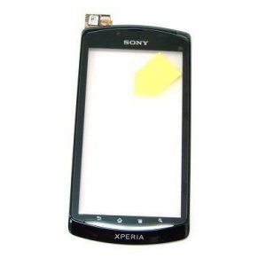 Etupaneeli kosketuspaneelilla Sony MT25i Xperia Neo L musta Alkuperäinen