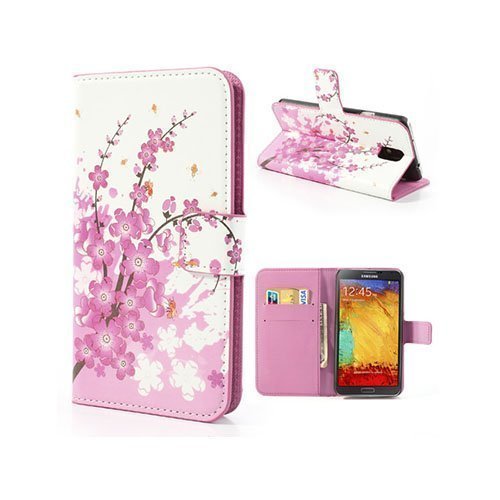 Festival Pinkki Samsung Galaxy Note 3 Nahkakotelo
