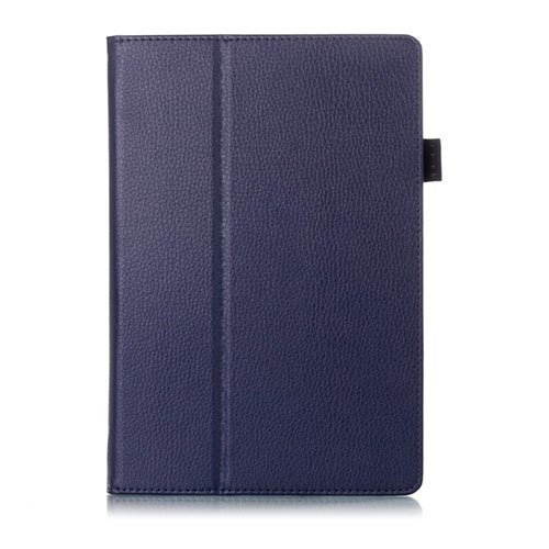 Gaarder Lenovo Ideatab A10-70 Leather Stand Case Dark Blue