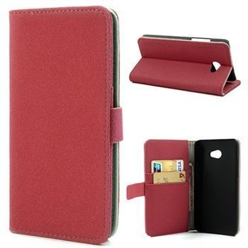 HTC Butterfly S Wallet Nahkakotelo Punainen