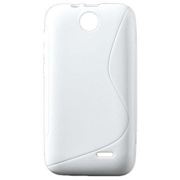 HTC Desire 310 S-Curve TPU-Kotelo Valkoinen