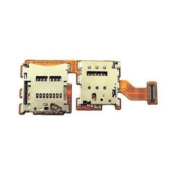 HTC One A9 SIM / MicroSD Kortinlukija Flex-Kaapeli