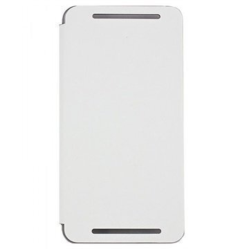 HTC One Dual Sim Flip Kotelo Valkoinen