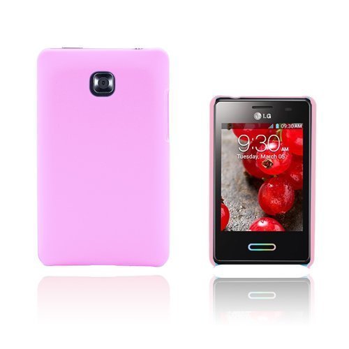 Hard Shell Pinkki Lg Optimus L3 Ii Suojakuori
