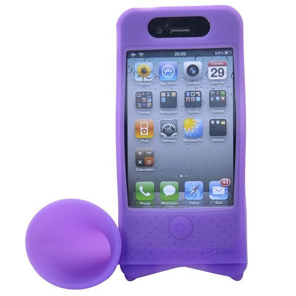 Iphone 4 Torvi Suojakotelo Pyöräteline Violetti