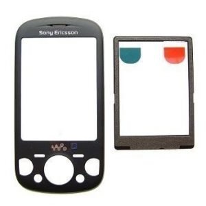 Kuoret Etu + fast Sony Ericsson W20 / W20i Zylo musta