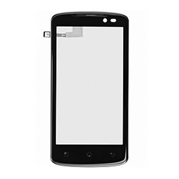 LG Optimus TrueHD LTE P936 Etukuori Musta