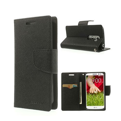 Mercury Musta Lg G2 Mini Nahkakotelo