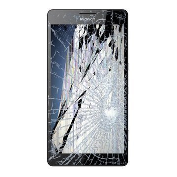 Microsoft Lumia 950 XL LCD-näytön ja Kosketusnäytön Korjaus Musta