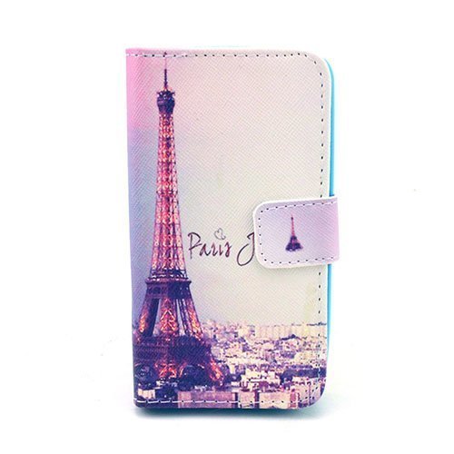 Moberg Huawei Ascend Y330 Nahkakotelo Pariisin Eiffel Torni