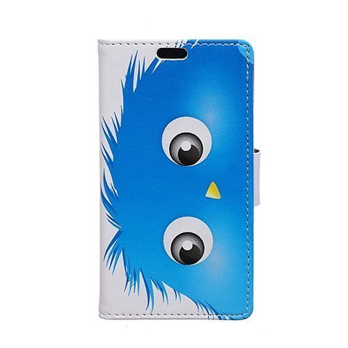 Moberg Samsung Galaxy Trend 2 Lite Nahkakotelo Sininen Karvainen Nukke