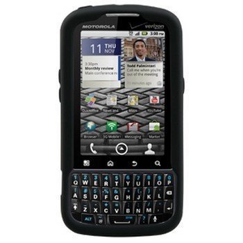 Motorola Droid PRO XT610 Silicone Cover Musta