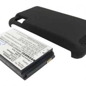 Motorola MB860 tehoakku erillisellä laajennetulla takakannella 2800 mAh