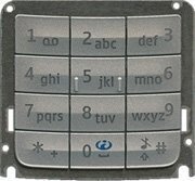 Nokia E65 Keypad Silver
