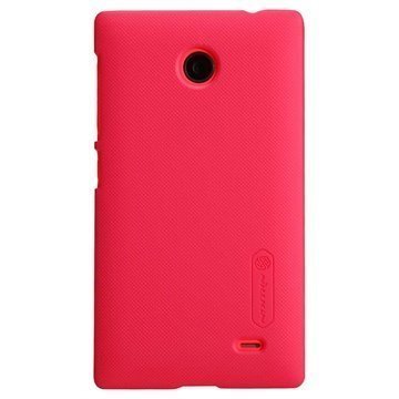Nokia X X+ Nillkin Super Frosted Shield Suojakotelo Punainen