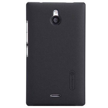 Nokia X2 Dual SIM Nillkin Super Frosted Shield Suojakotelo Musta