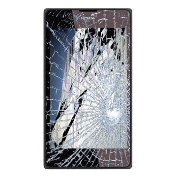 Nokia XL LCD-näytön ja Kosketusnäytön Korjaus Musta