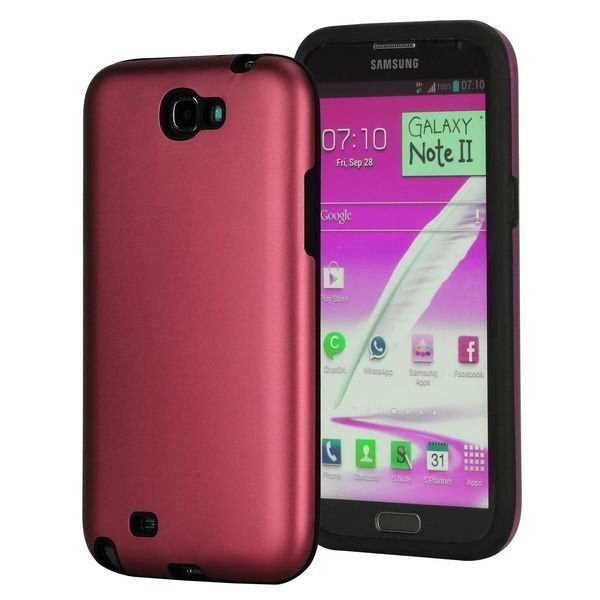 Note Ii Guard Kuuma Pinkki Samsung Galaxy Note 2 Suojakuori