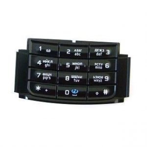 Numeric Näppäimistö Nokia N95_8GB musta CYRIL Alkuperäinen