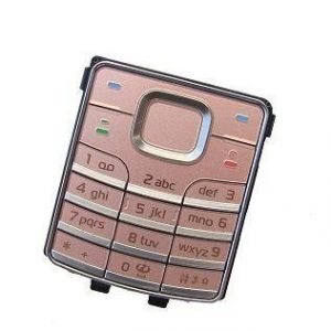 Näppäimistö Nokia 6500c pink Alkuperäinen
