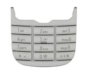 Näppäimistö numeric Nokia 7230 silver Alkuperäinen