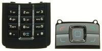 Original Nokia 6280 Keypad Set Black / Silver