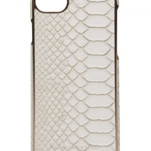 Richmond & Finch Framed Rosé White Reptile Iphone 7