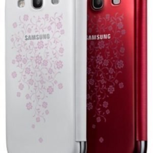 Samsung Flip Cover for Galaxy S III La Fleur Red