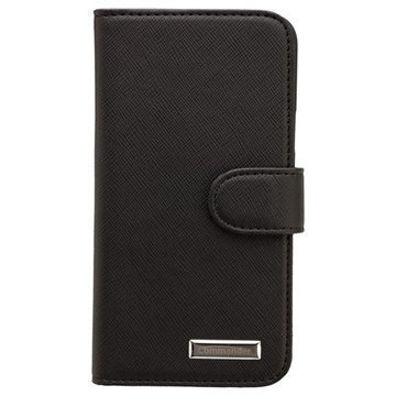 Samsung Galaxy S 5 Mini Commander Book Ellite Cross Nahkakotelo Musta