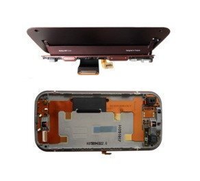 Slide complete kaapelillaikaapeli Nokia N97mini burgundy Alkuperäinen