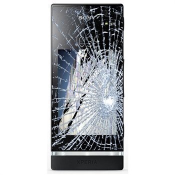 Sony Xperia P LCD-näytön ja Kosketusnäytön Korjaus Musta