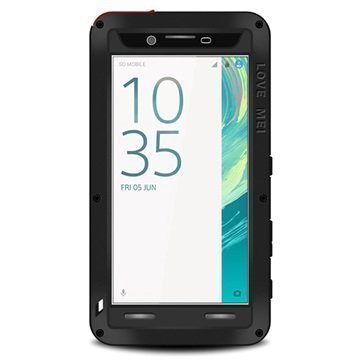 Sony Xperia X Love Mei Powerful Suojakotelo Musta