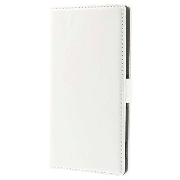 Sony Xperia Z3 Wallet Nahkakotelo Valkoinen