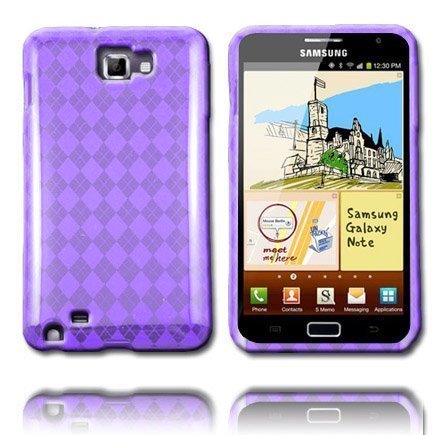 Tuxedo Violetti Samsung Galaxy Note Silikonikuori