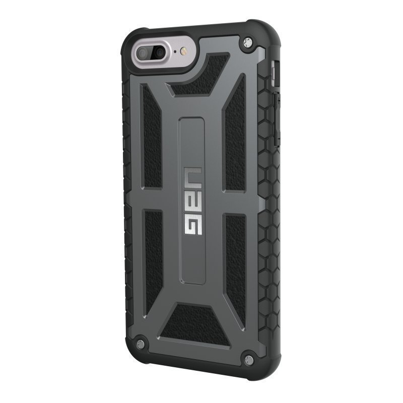 UAG Urban Armor Gear Monarch Premium kestävä suojakotelo iPhone 7 / 6 / 6S Platinum Black