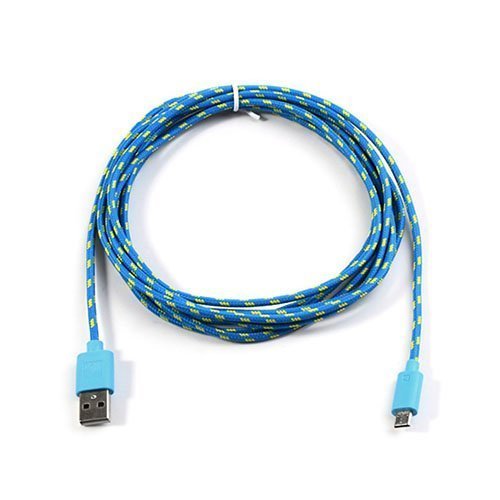 Universaali 3m Micro Usb Kaapeli Älypuhelimille Sininen