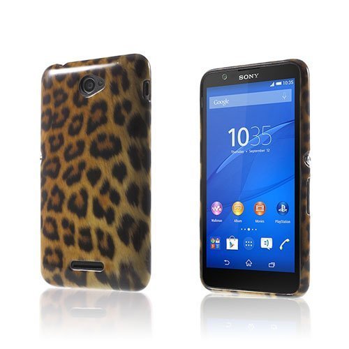 Westergaard Sony Xperia E4 Tpu Kuori Leopardi Kuvio