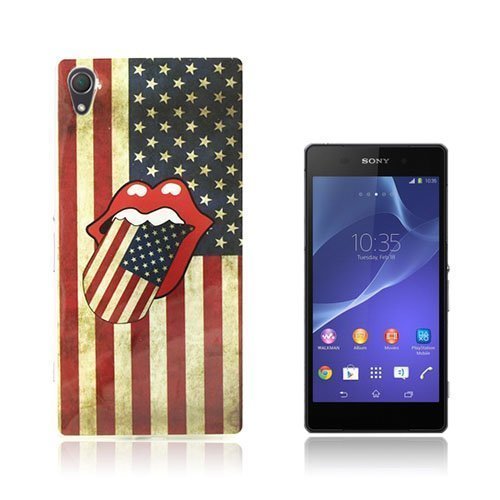 Westergaard Sony Xperia Z2 Suojakuori Usa:N Lippu Ja Rolling Stones