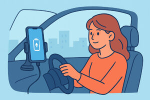 Autoteline ja autolaturi puhelimelle – turvallinen käyttö
